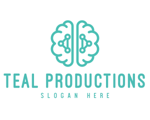 Teal Brain Mind Logic logo