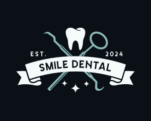 Dental Tooth Instruments logo design