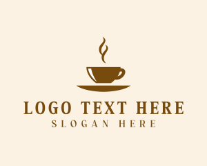 Hot Coffee Cup Cafe logo