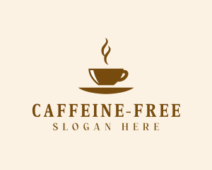 Hot Coffee Cup Cafe logo design