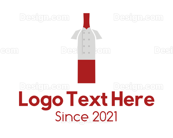 Sommelier Wine Bottle Logo