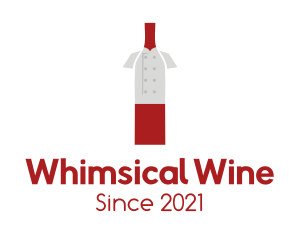 Sommelier Wine Bottle logo design