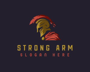 Spartan Strong Warrior logo design