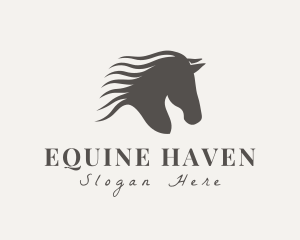 Horse Equine Stallion logo design