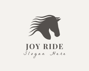 Horse Equine Stallion logo design