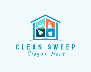 Home Property Cleaning logo design