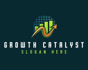 Arrow Graph Trading logo design