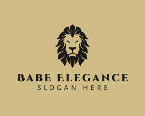 Elegant Lion Safari logo design