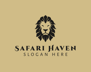 Elegant Lion Safari logo design