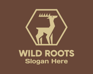 Wild Brown Deer logo design