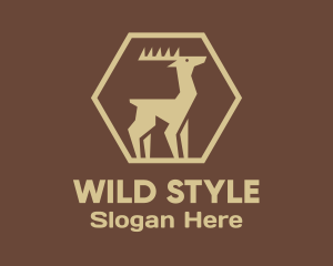 Wild Brown Deer logo design