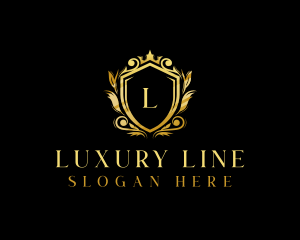 Luxury Royal Shield logo design