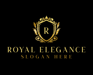 Luxury Royal Shield logo design