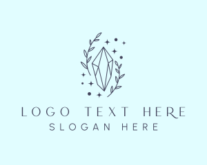 Blue Crystal Wreath logo