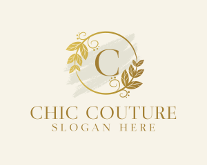 Luxury Nature Wellness logo design