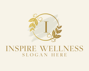 Luxury Nature Wellness logo design