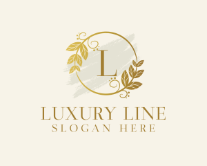 Luxury Nature Wellness logo design