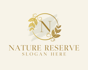 Luxury Nature Wellness logo design