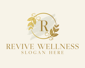 Luxury Nature Wellness logo design