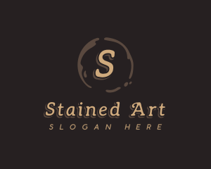 Coffee Stain Drink logo design