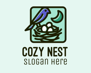 Wild Bird Nest  logo design