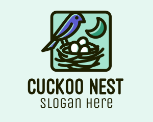 Wild Bird Nest  logo design