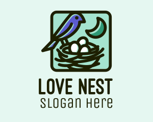 Wild Bird Nest  logo design