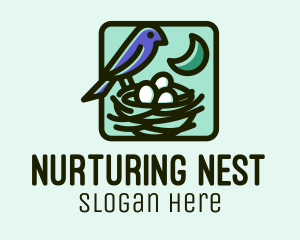 Wild Bird Nest  logo design