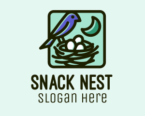 Wild Bird Nest  logo design