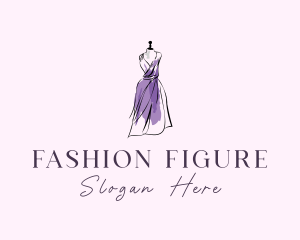 Fashion Dress Mannequin logo design