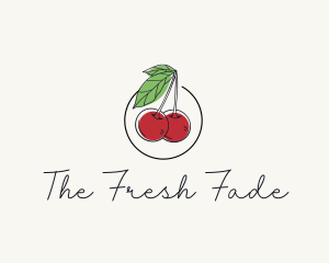 Cherry Fruit Farm logo design