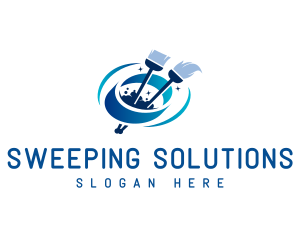 Broom Mop Cleaning logo