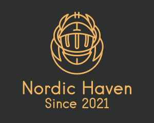 Medieval Knight Helmet logo