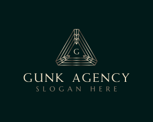 Pyramid Triangle Agency logo design