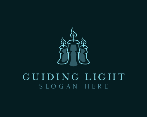 Spiritual Memorial Candle logo design