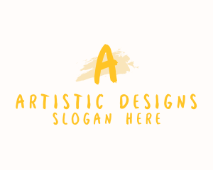 Painting Sketch Artist logo design