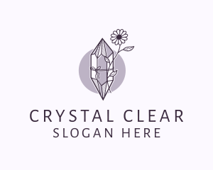 Flower Crystal Souvenir logo design