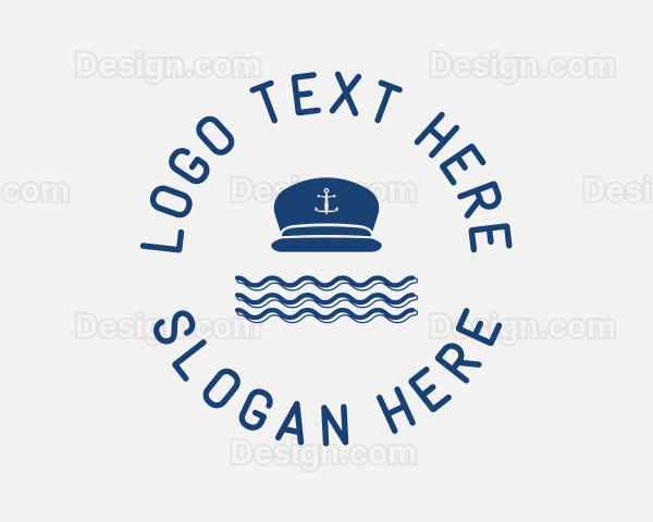 Nautical Ship Coast Captain Logo