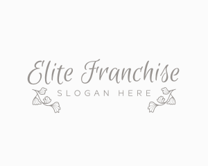 Flower Engagement Event logo design