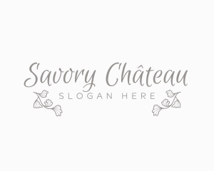 Flower Engagement Event logo design