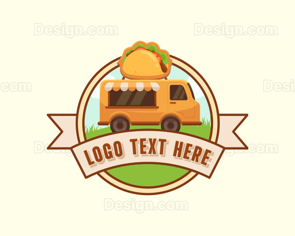 Taco Food Truck Logo