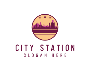 Urban City Skyline logo design