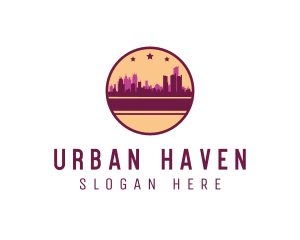 Urban City Skyline logo design