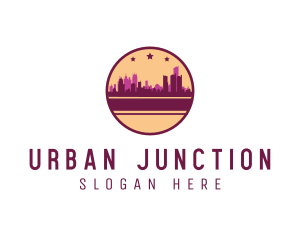 Urban City Skyline logo design