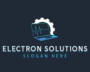 Electronic Laptop Technician logo design