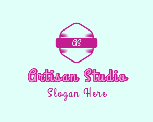 Fashion Feminine Hexagon logo design