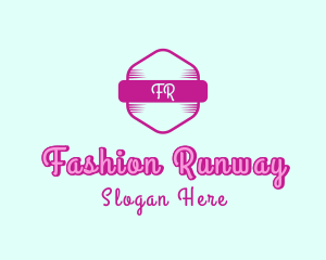 Fashion Feminine Hexagon logo design