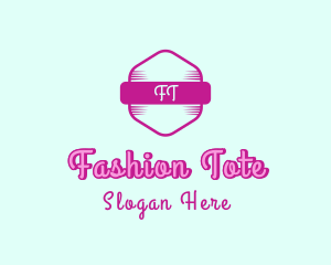 Fashion Feminine Hexagon logo design