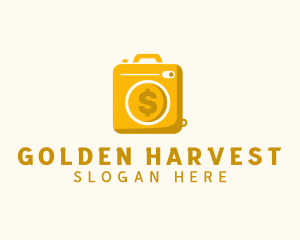 Golden Camera Money logo design