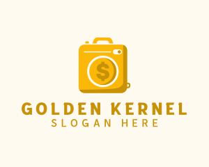 Golden Camera Money logo design